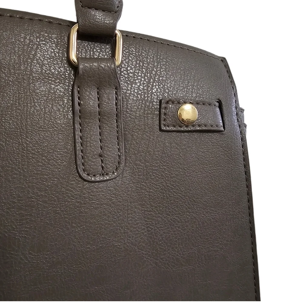 BCBG Paris olive tote shoulder bag